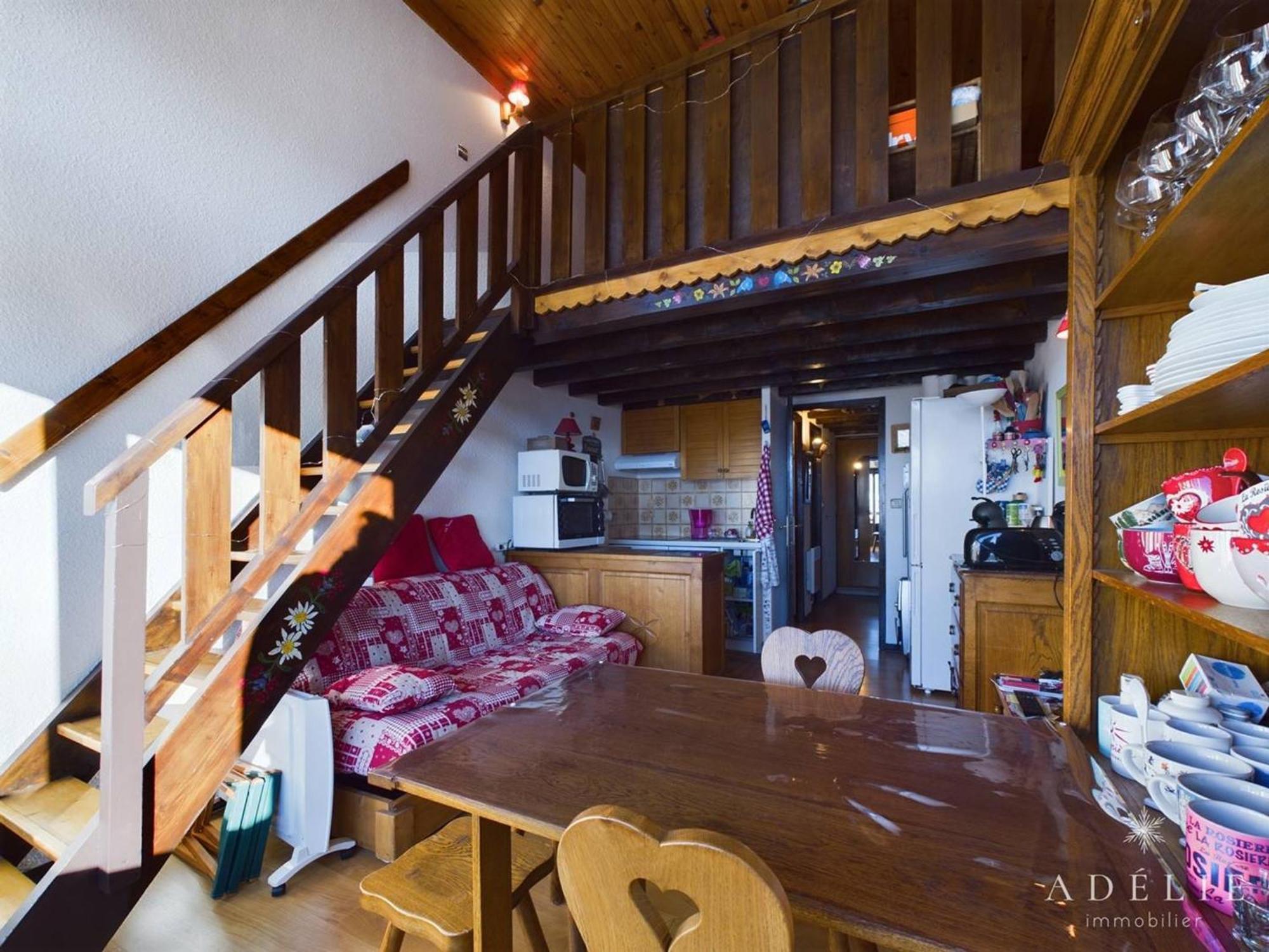Studio Avec Mezzanine Pour 4 Pers, Proche Commerces Et Remontees - Fr-1-398-677 Montvalezan Exterior photo
